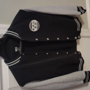 Black and Gray Varsity Jacket Disney
